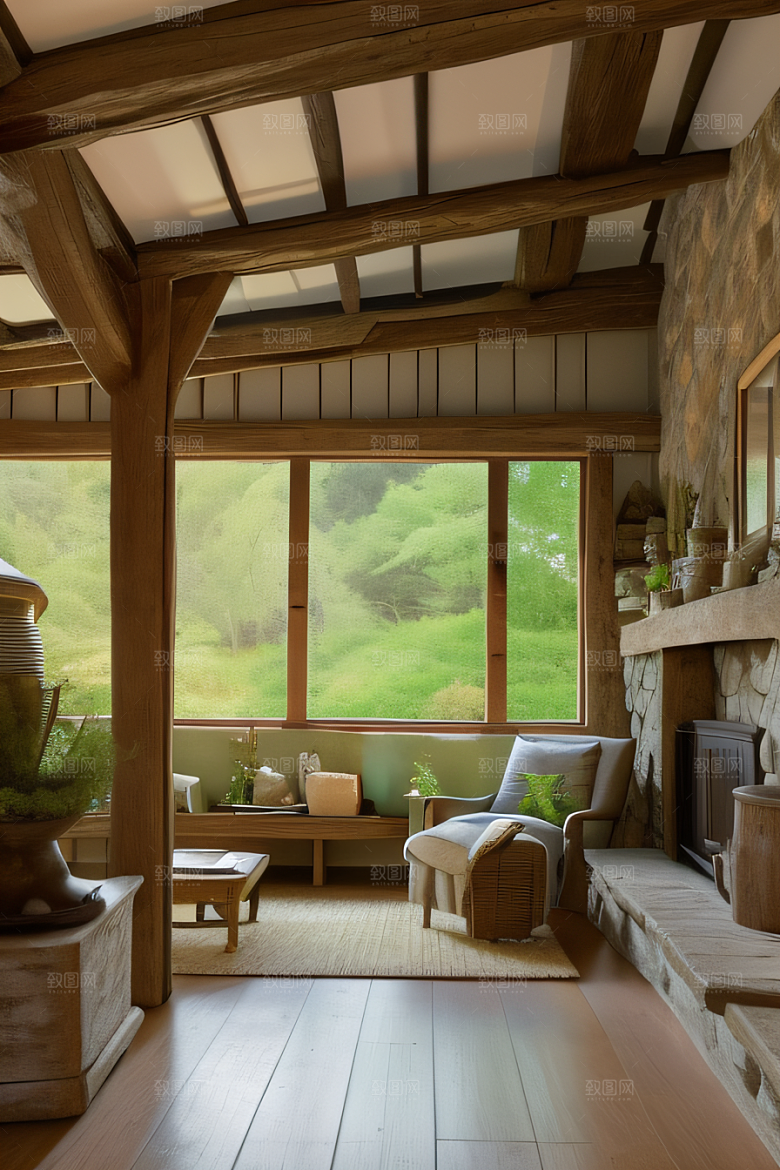 恬静田园宁静小屋中的温馨雅致