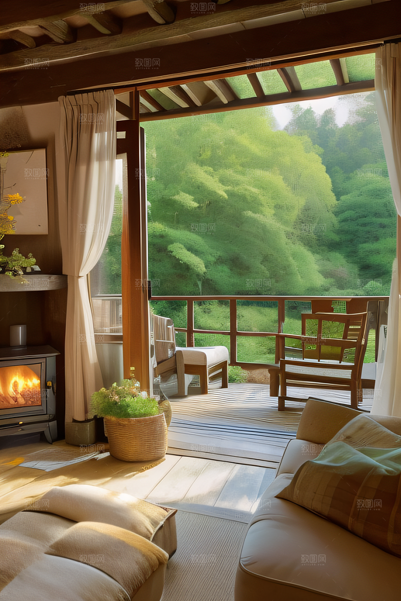 恬静田园宁静小屋中的温馨雅致