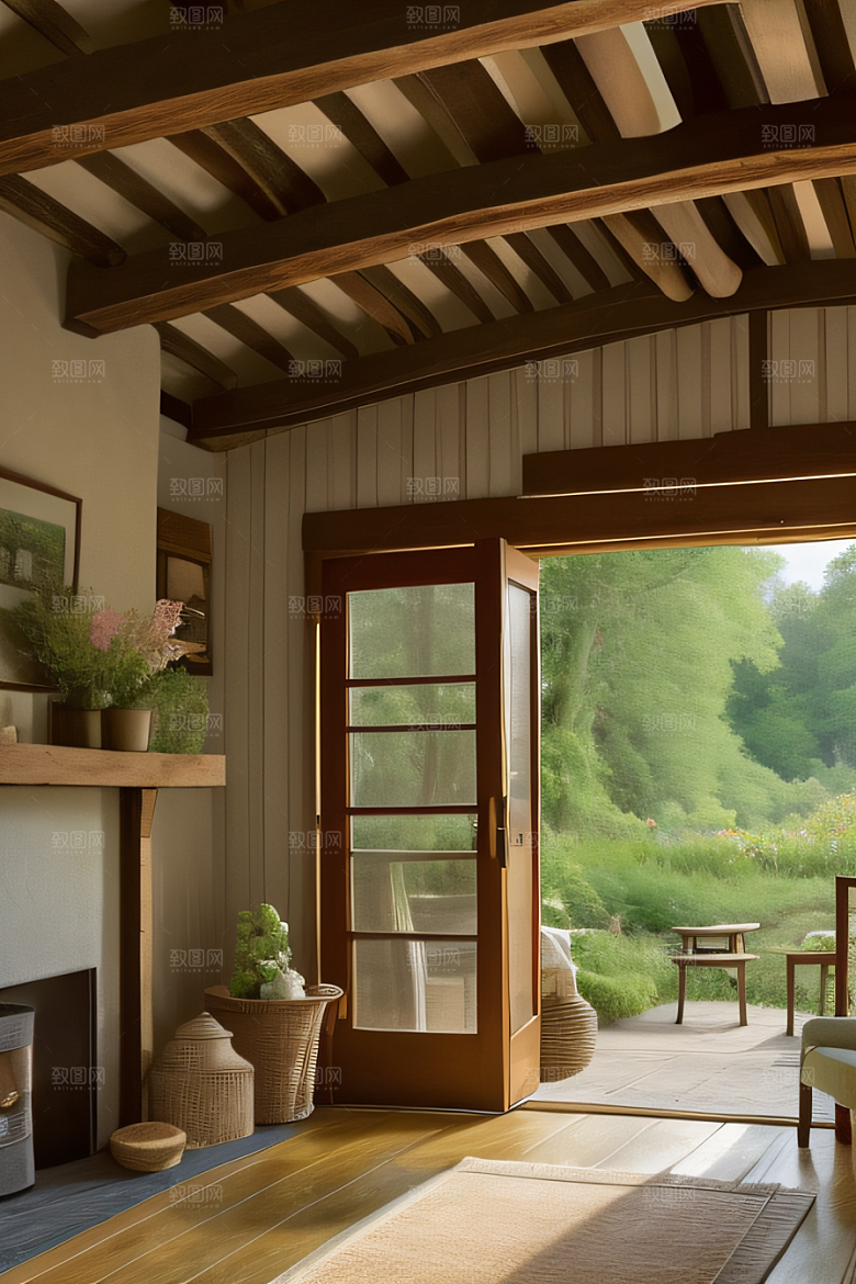 恬静田园宁静小屋中的温馨雅致