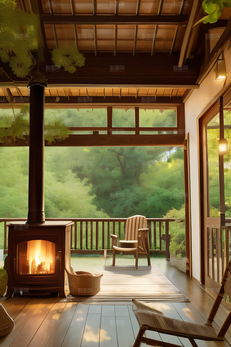 恬静田园宁静小屋中的温馨雅致