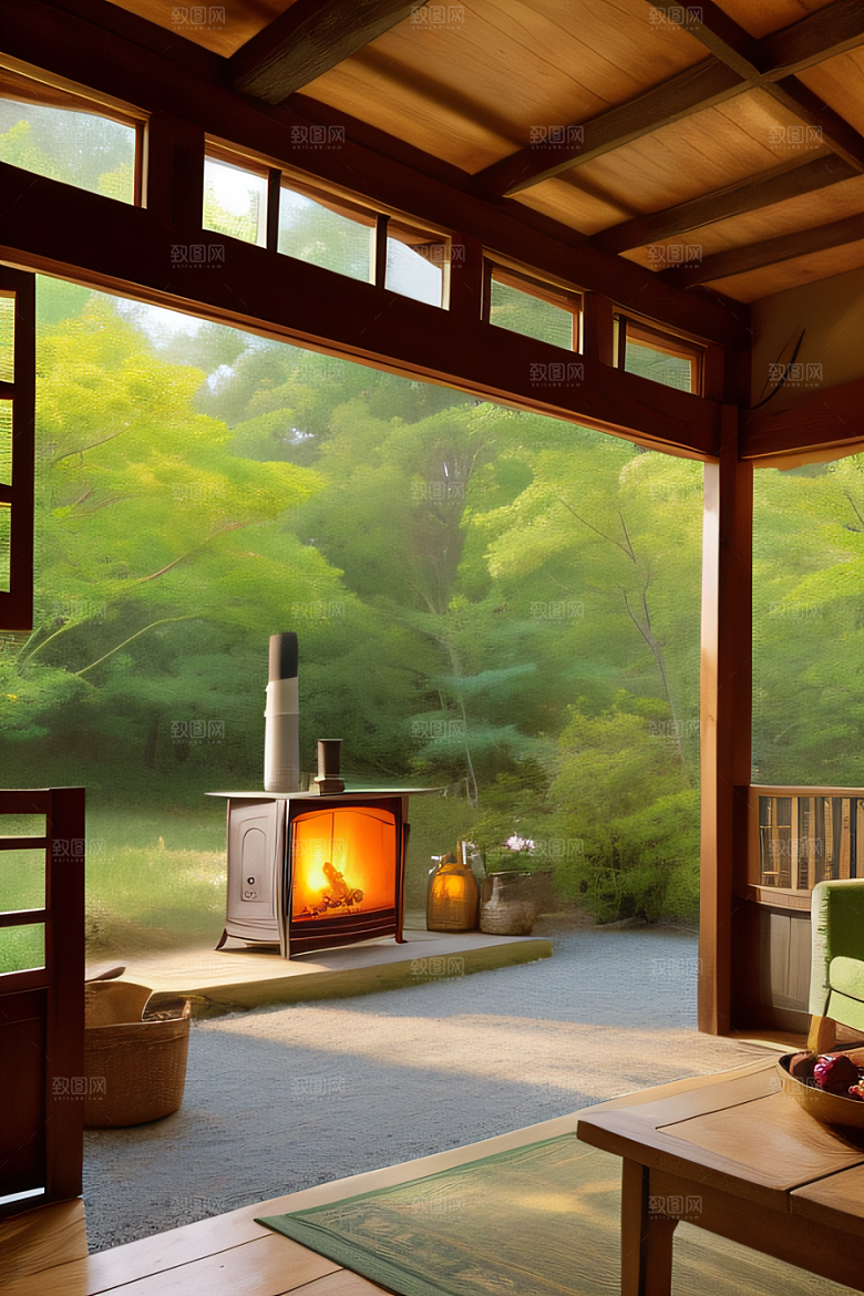 宁静小屋展现田园魅力