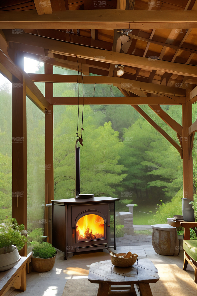 宁静小屋展现田园魅力