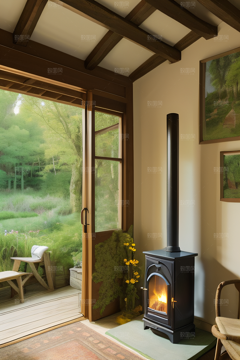 乡居宜居宁静小屋中的舒适人居