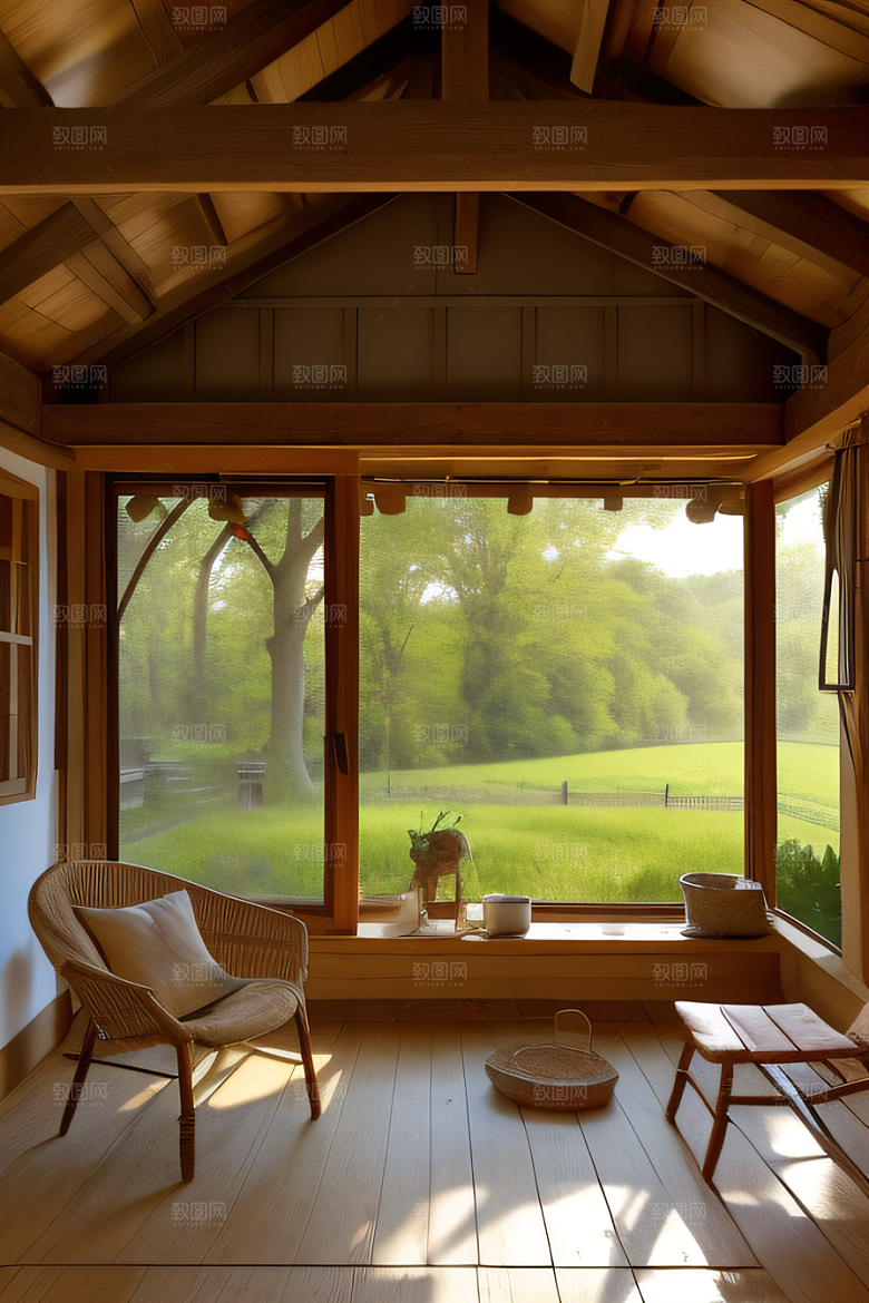 恬静田园宁静小屋中的温馨雅致