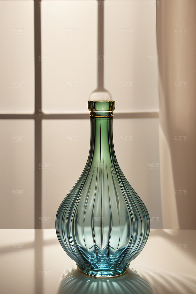 玻璃的优雅艺术玻璃容器