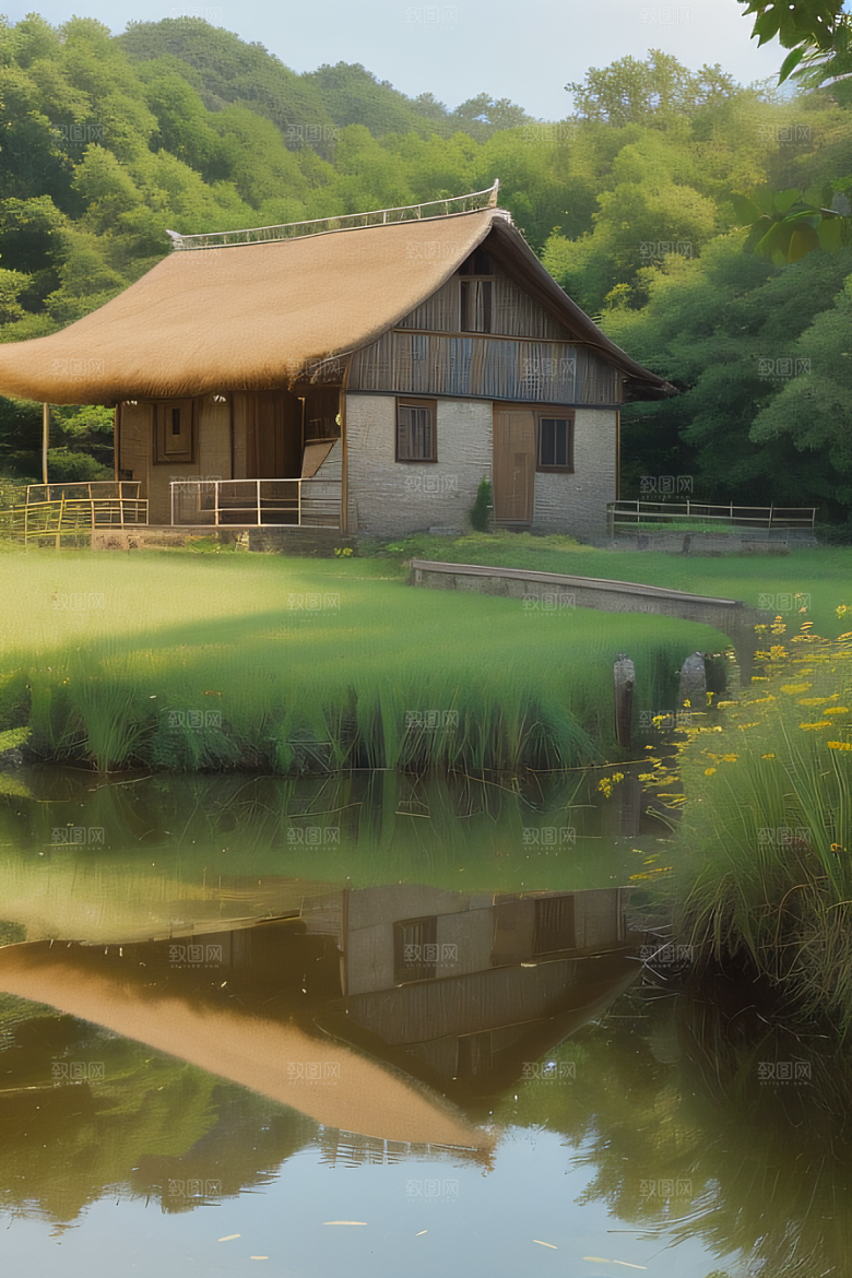 乡村之美怀旧印象派艺术作品图画
