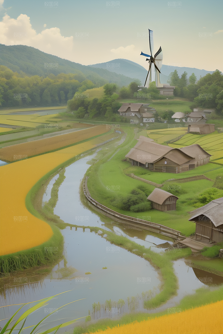 淳朴之美描绘的乡村风情
