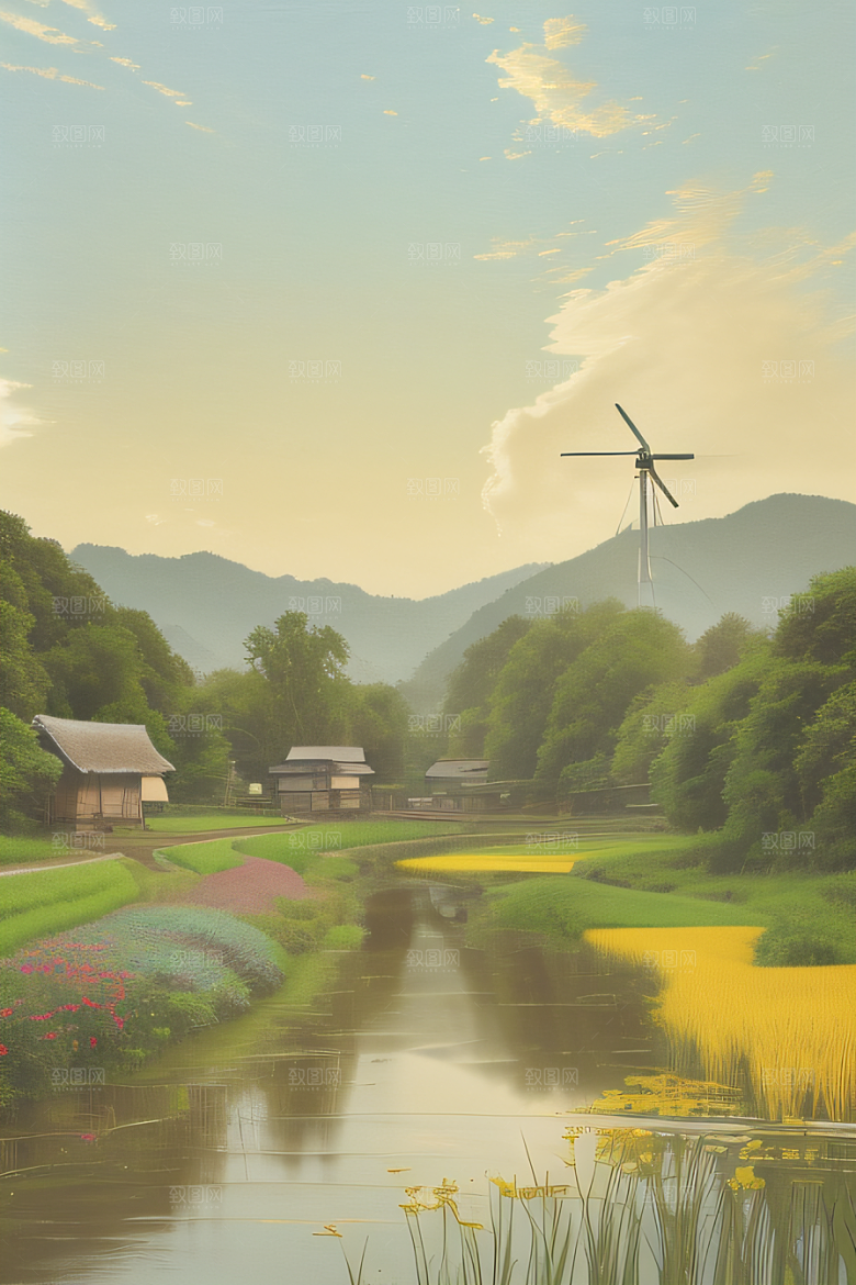 淳朴之美描绘的乡村风情