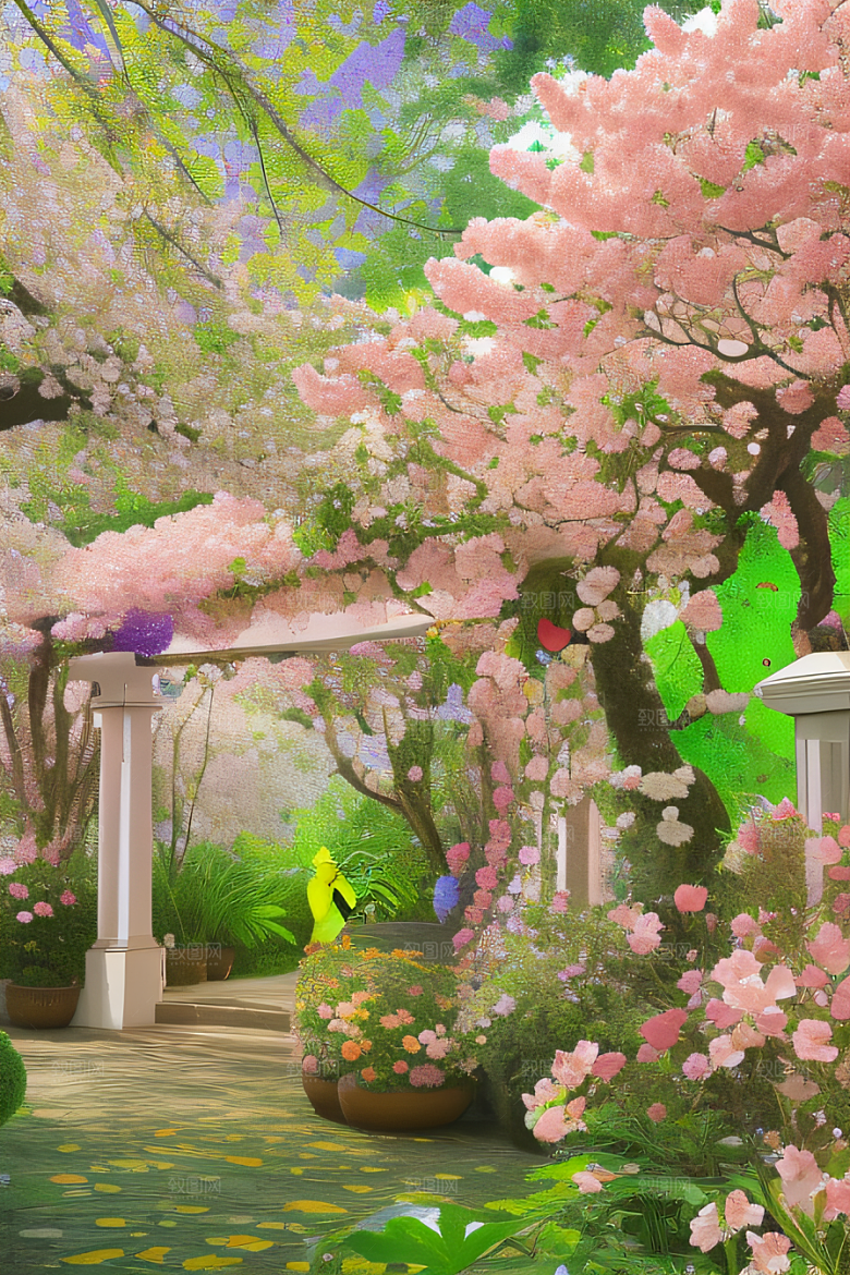 花之舞曲艺术家再现花园之美