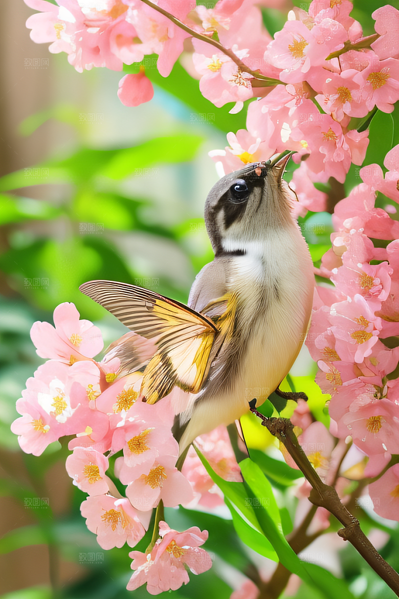 自然之美花园景色绚丽多彩