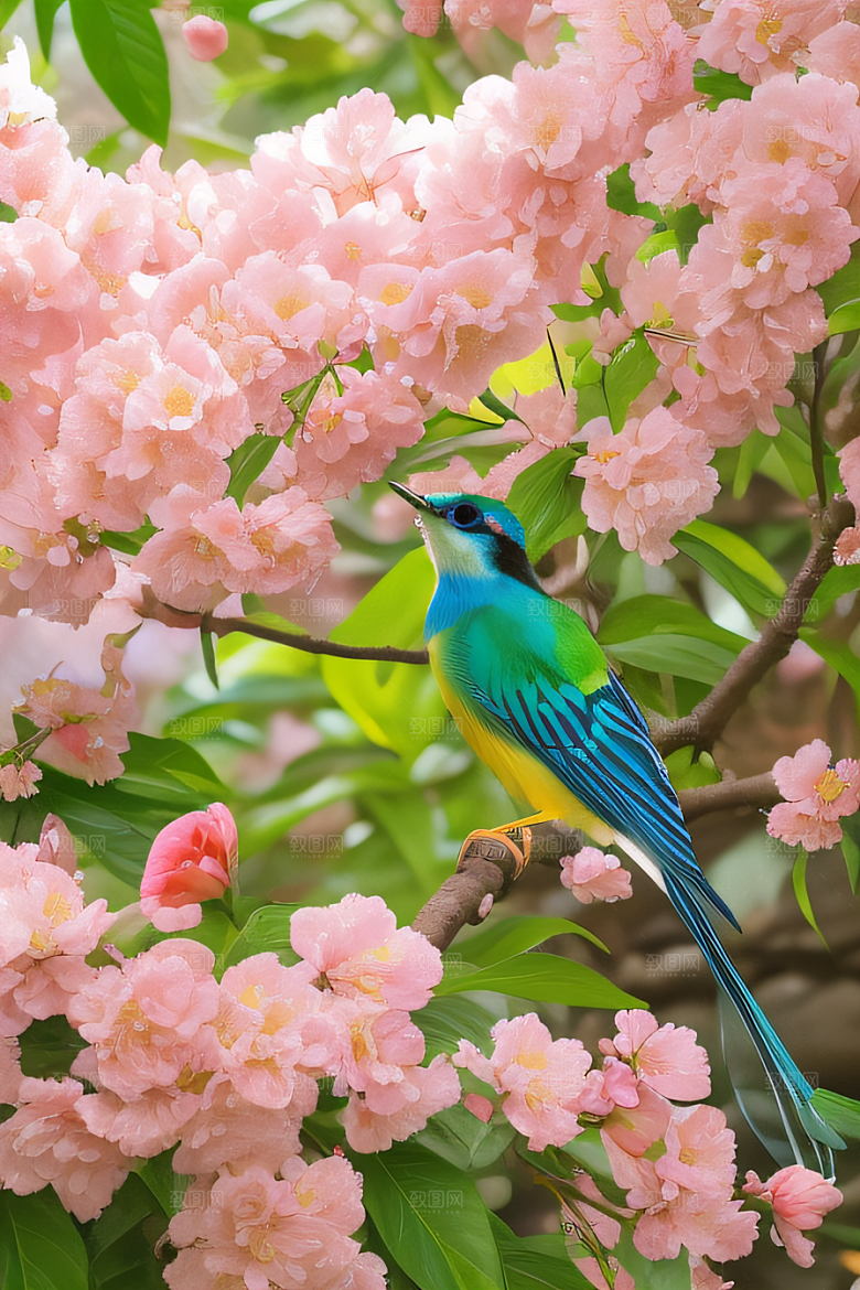 自然之美花园景色绚丽多彩
