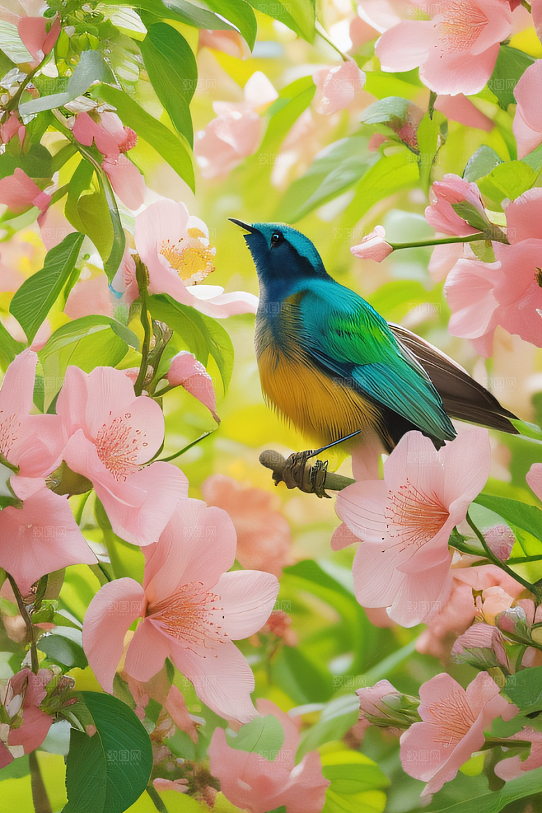 花海绚烂色彩斑斓自然和谐