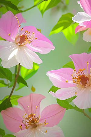 花海绚烂色彩斑斓自然和谐