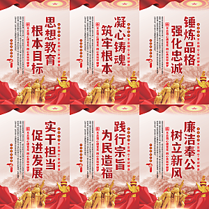 思想教育根本目标海报系列