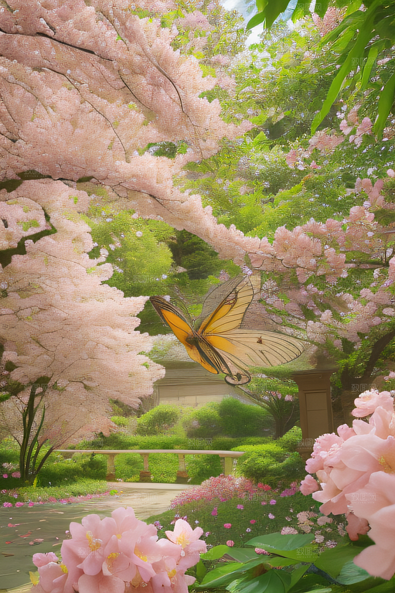 花园奇迹艺术家细腻描绘自然美景