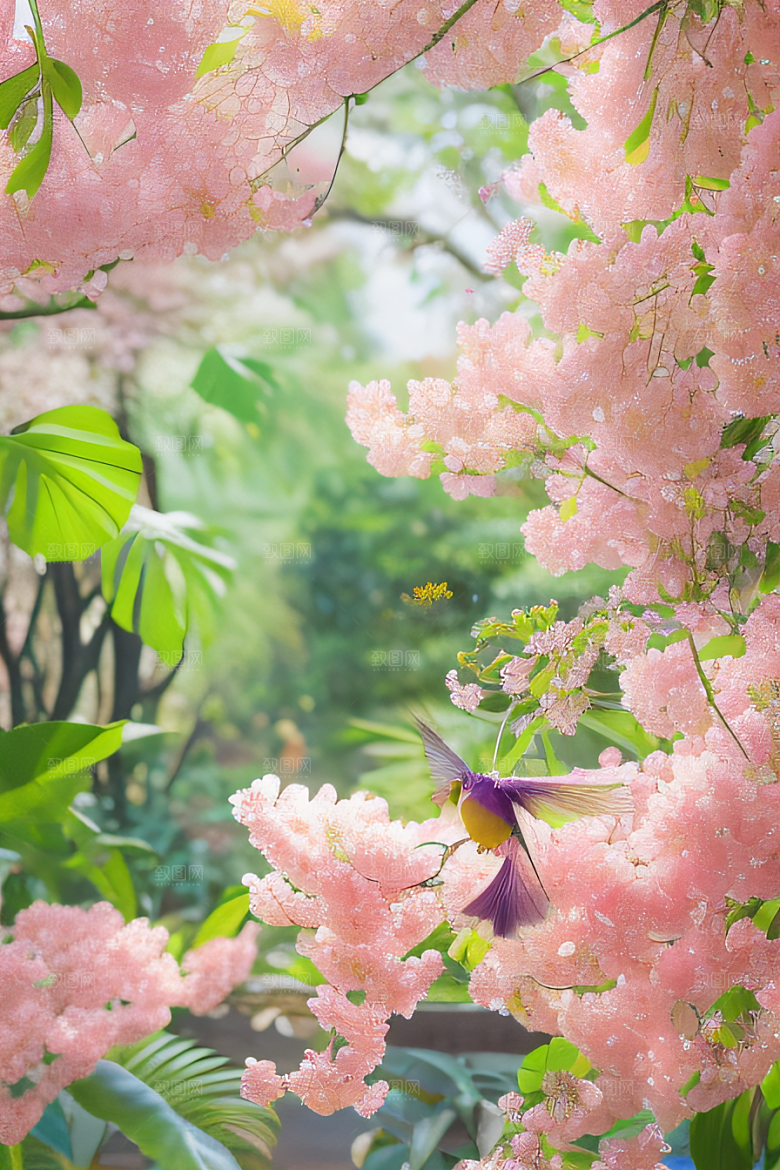 花园奇迹艺术家细腻描绘自然美景