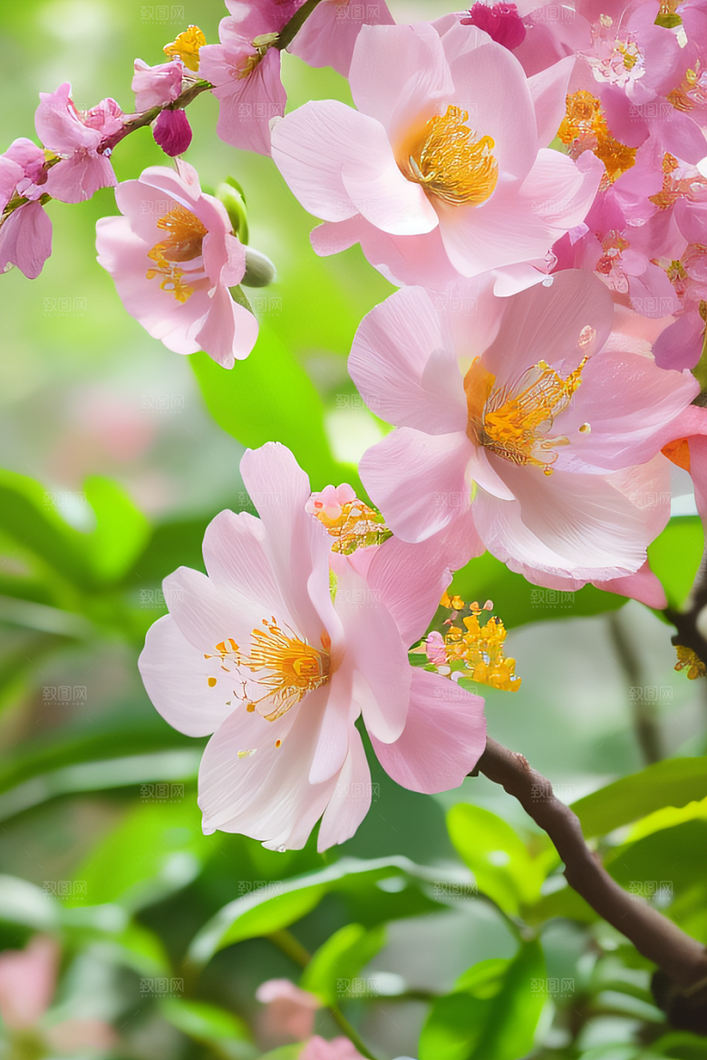 自然之美花园景色绚丽多彩