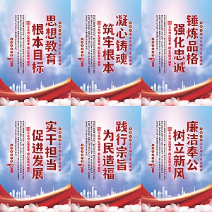 思想教育根本目标海报