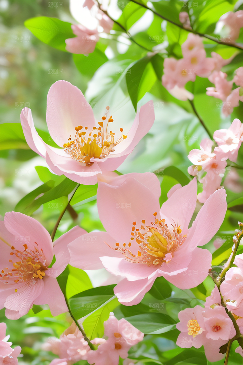 花海绚烂色彩斑斓自然和谐