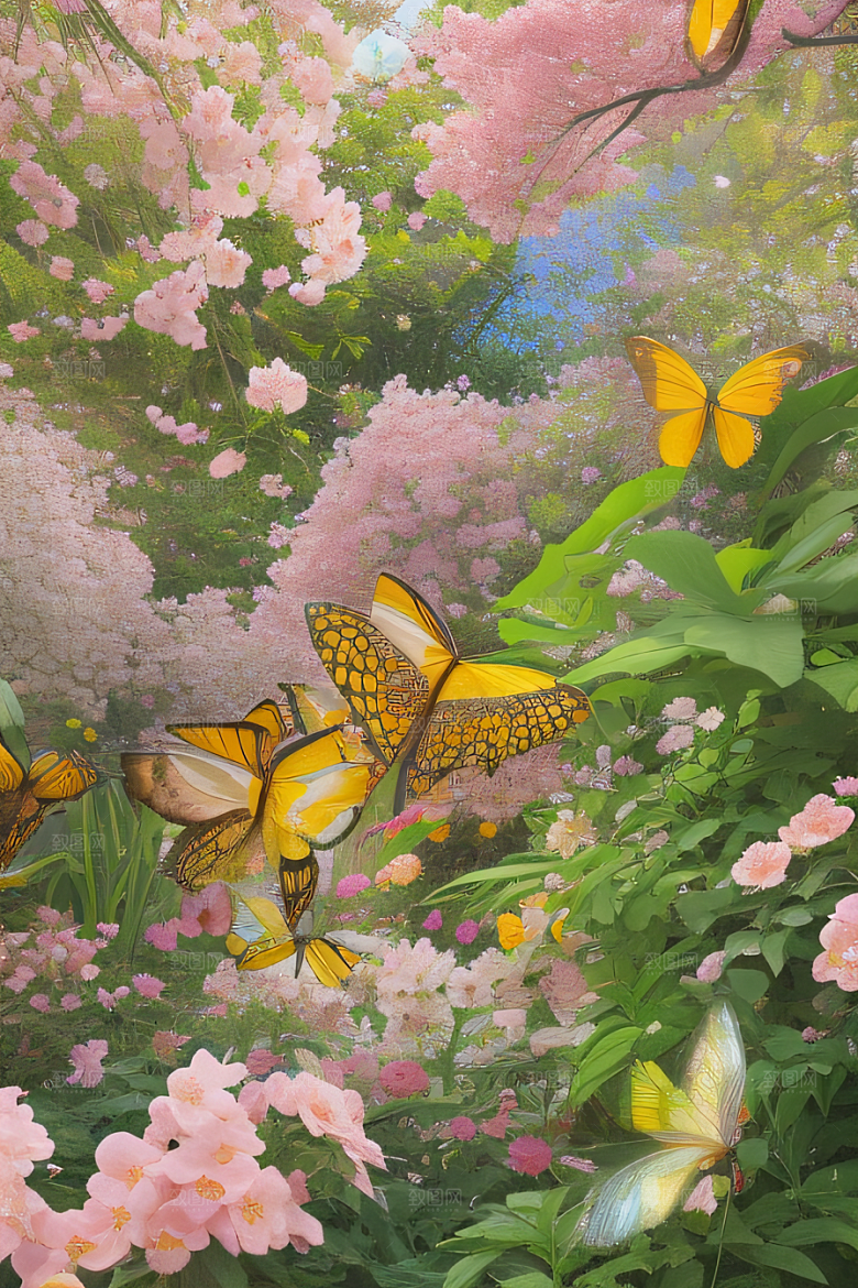 艳丽花海自然和谐之美展现