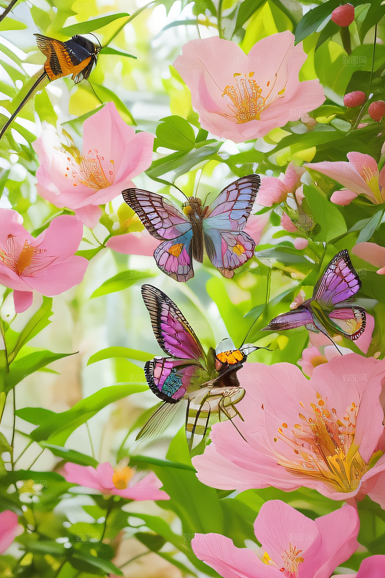 艳丽花海自然和谐之美展现