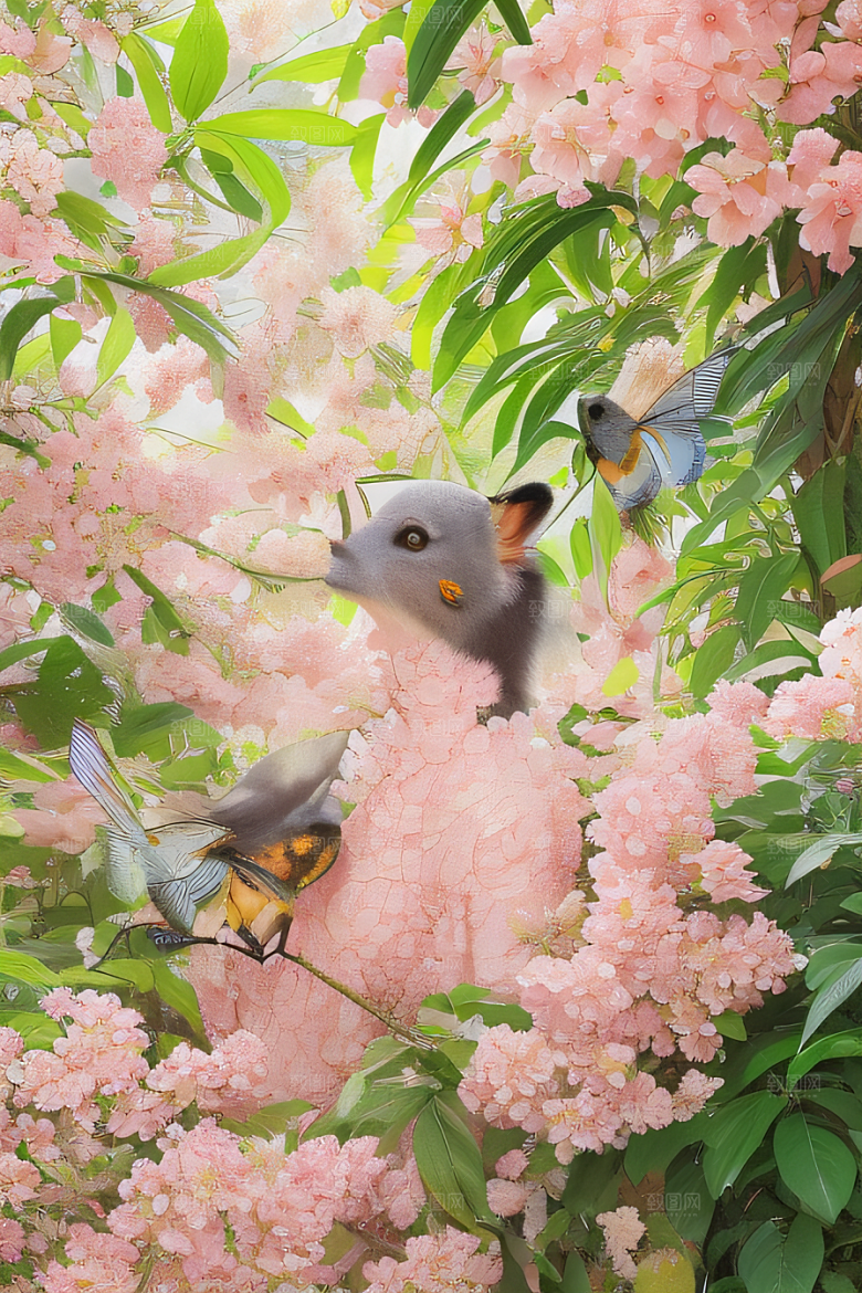 艳丽花海自然和谐之美展现