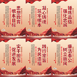 思想教育根本目标海报系列
