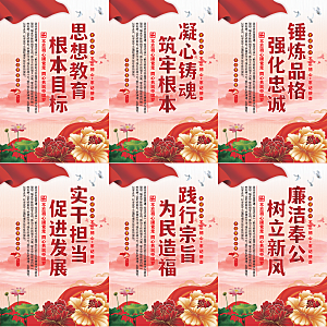 思想教育根本目标海报