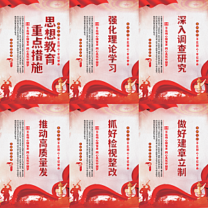 思想教育重点措施海报