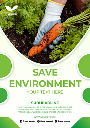 保护原生态环境海报设计