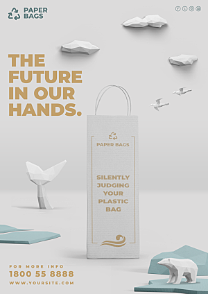 环境海报PSD宣传模板