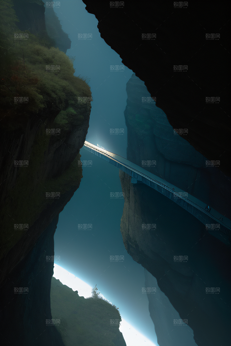 悬崖飞桥极限刺激瞬间