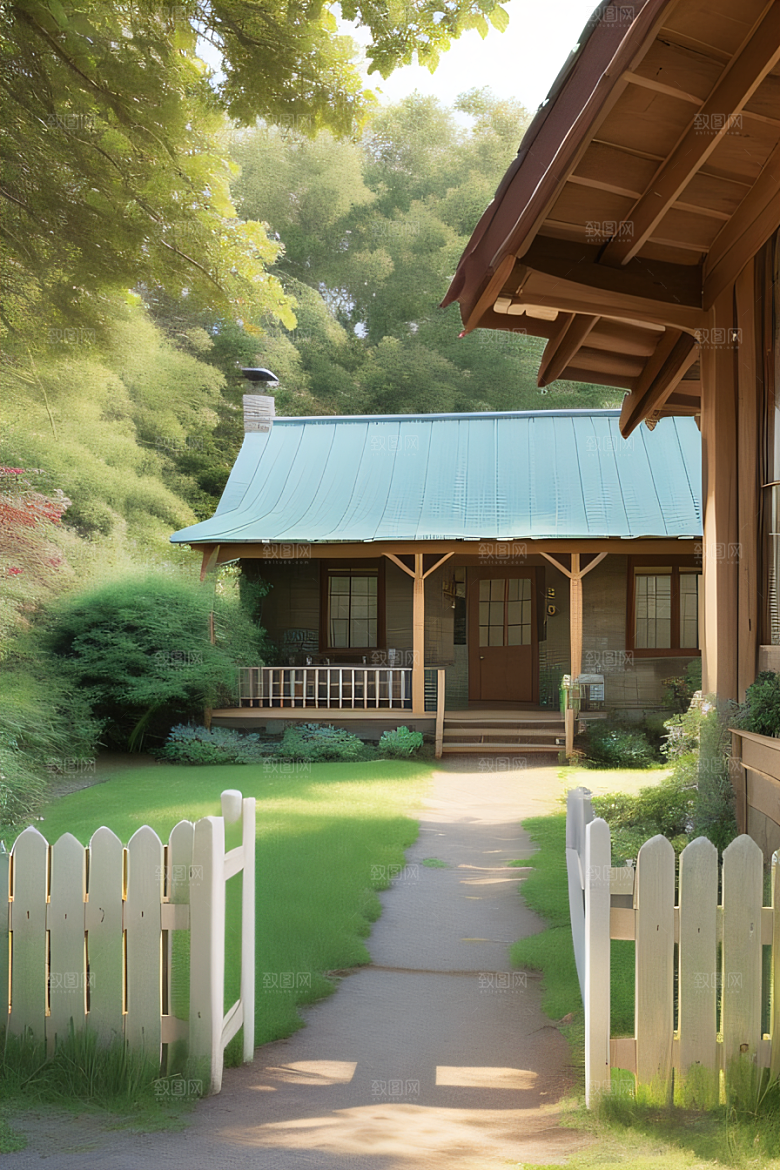 田园风光安逸的乡村