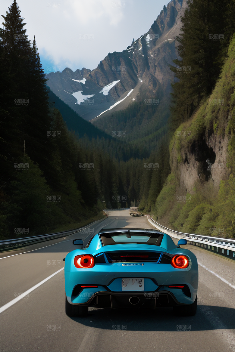 极速公路山脉之美