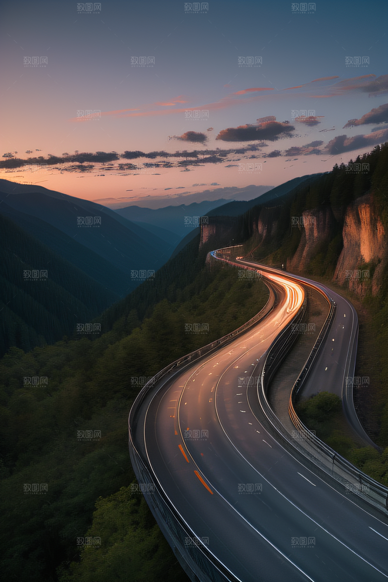 极速公路山脉之美