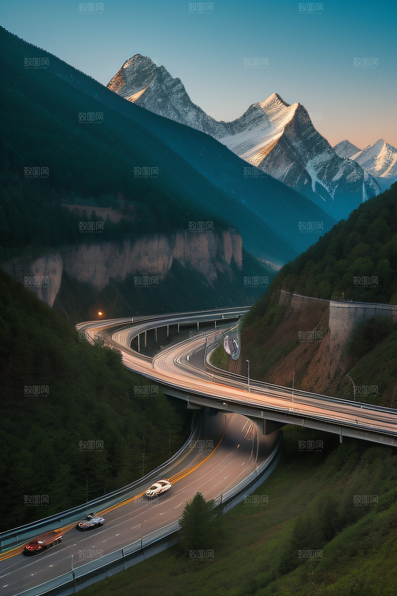 山间驰骋速度与激情