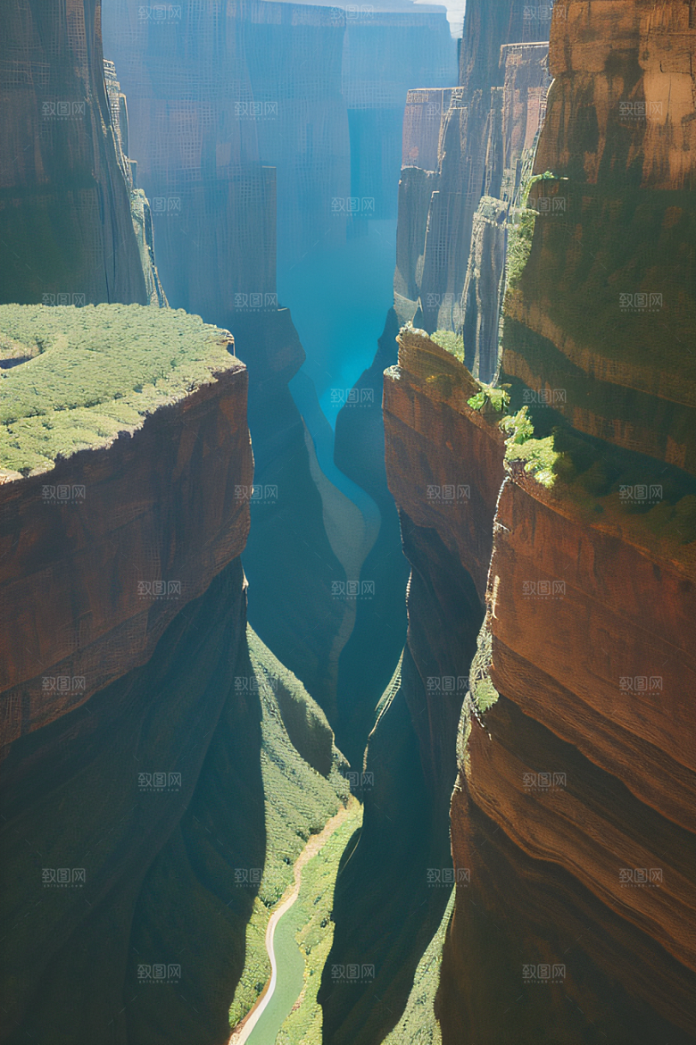 峡谷壮丽景色尽收眼底飞行体验倍感刺激