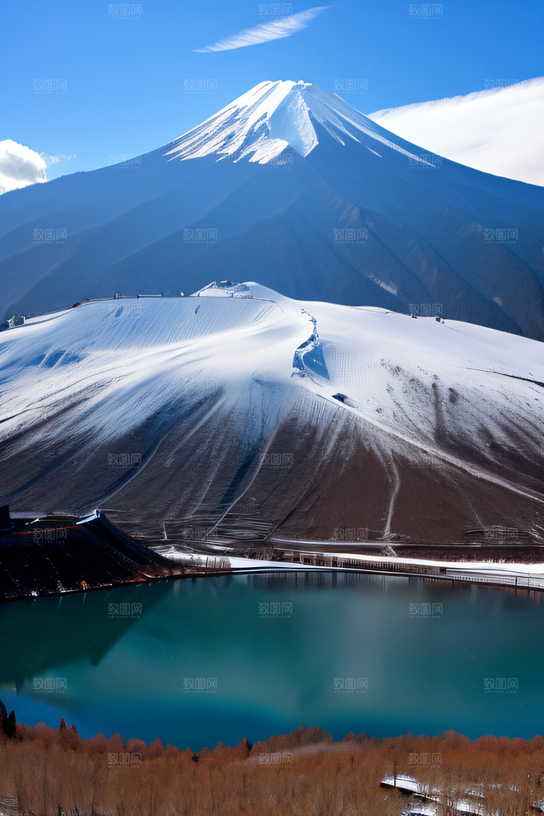 富士山与玉龙雪山两座迷人的山峰之旅