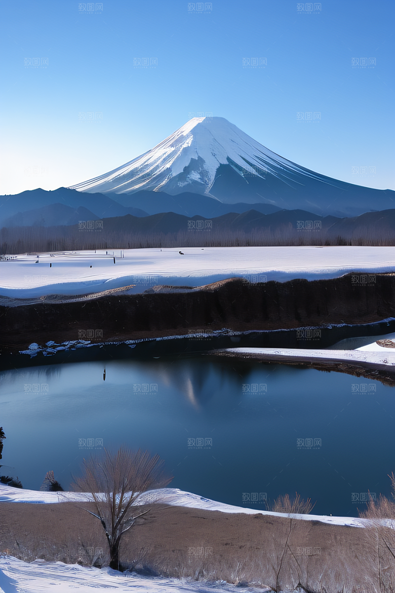 富士山与玉龙雪山两座迷人的山峰之旅
