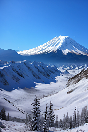 富士山与玉龙雪山两座迷人的山峰之旅