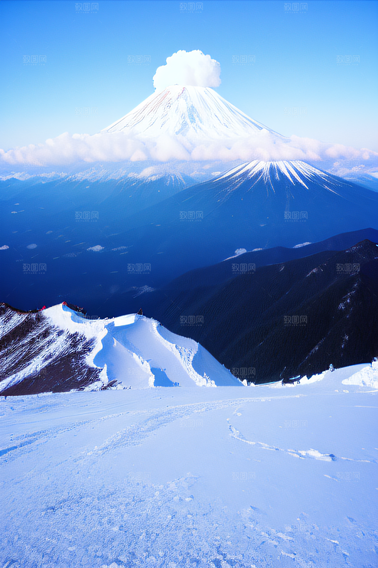 富士山与玉龙雪山两座迷人的山峰之旅