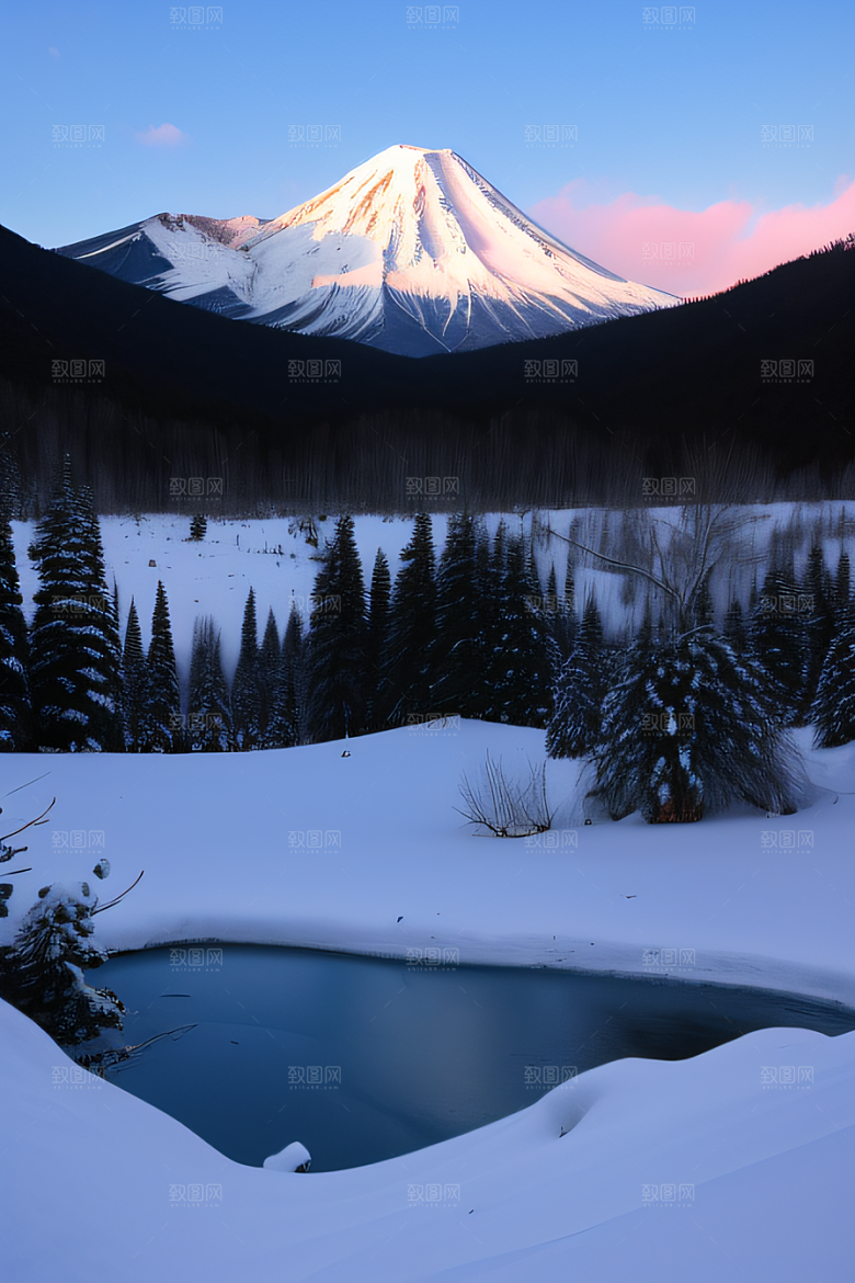 富士山与玉龙雪山两座迷人的山峰之旅