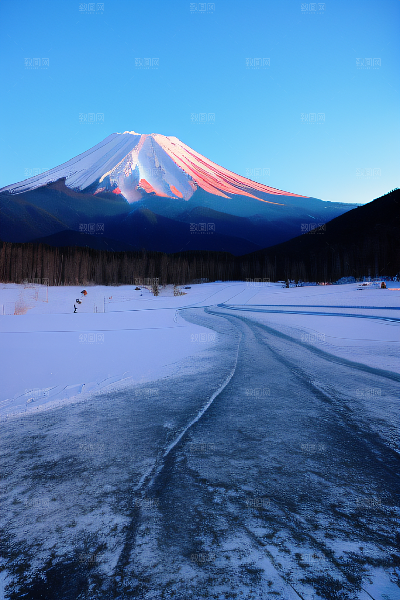 富士山与玉龙雪山两座迷人的山峰之旅