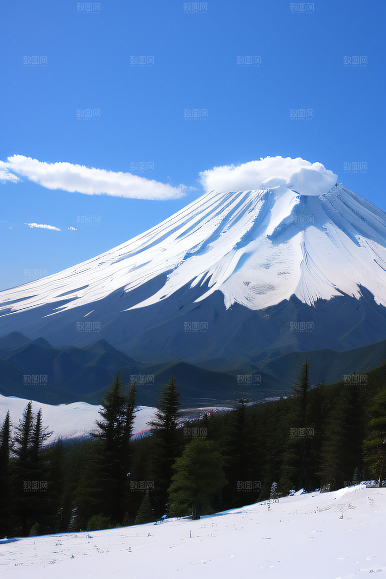 玉龙雪山云端仙境的壮丽景色