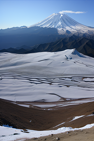 玉龙雪山云端仙境的壮丽景色