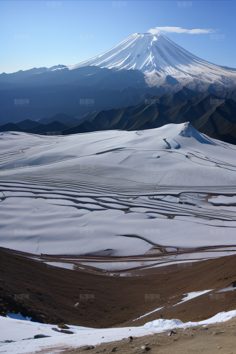 玉龙雪山云端仙境的壮丽景色