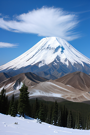 玉龙雪山云端仙境的壮丽景色