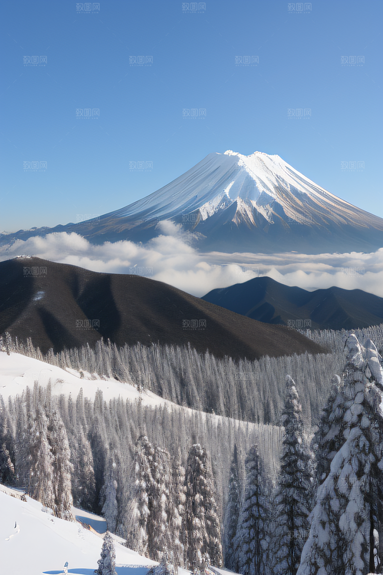 玉龙雪山云端仙境的壮丽景色