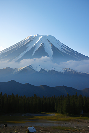 玉龙雪山云端仙境的壮丽景色