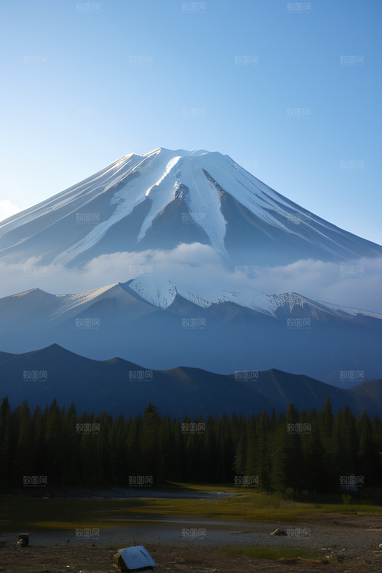 玉龙雪山云端仙境的壮丽景色